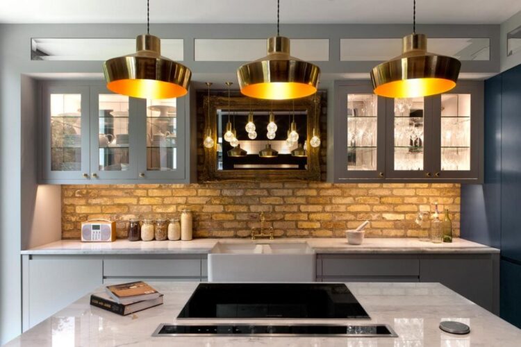 Brass Kitchens Make Comeback